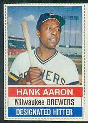 1976 Hostess # 94 Hank Aaron (Brewers) Baseball cards value