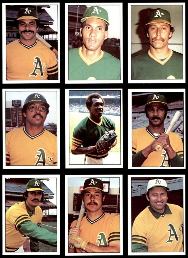 1976 SSPC  - A's Near Complete Team Set (26/27) Baseball cards value