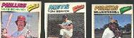 1977 Topps Cloth Stickers  - Starter Set/Lot of (37) w/(12) HALL-of-FAMERS
