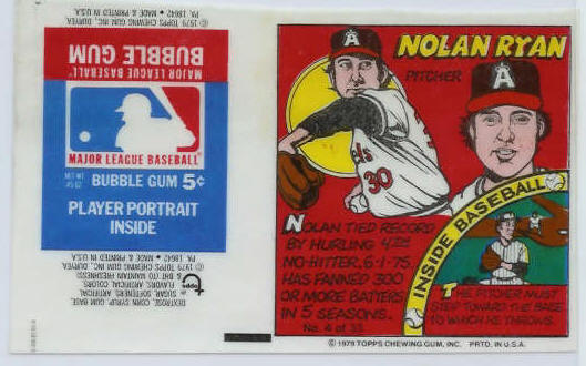 #.4 Nolan Ryan - 1979 Topps Comics with AD PANEL ! (Angels) Baseball cards value