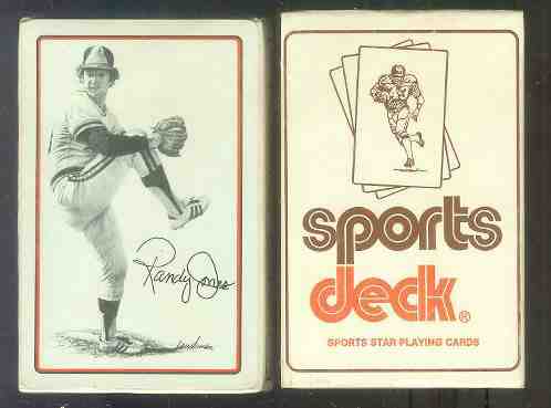 1978 Sports Deck - Lot of (10) Randy Jones Playing Card Deck 'Bridge Size' Baseball cards value