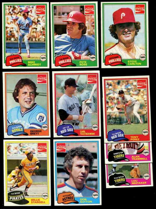 1981 Topps Baseball Sticker book unused Album George Brett KANSAS CITY ROYALS