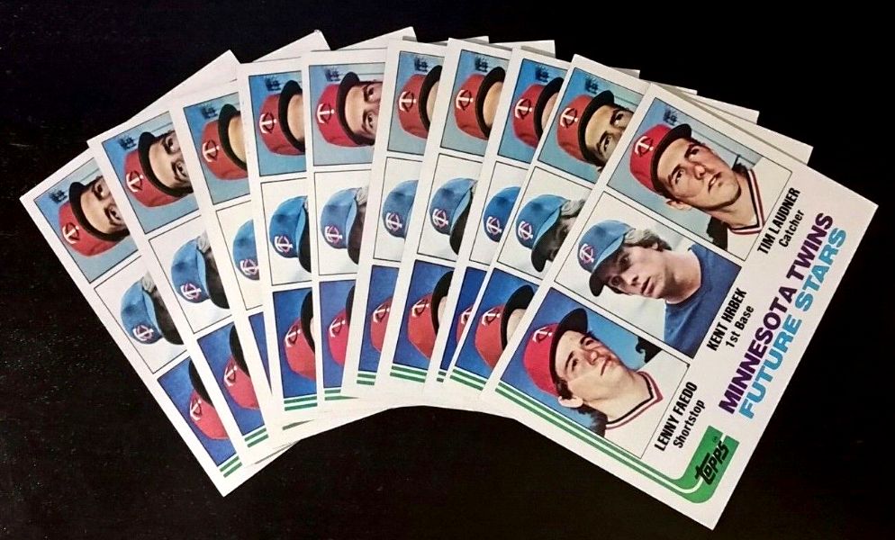 1982 Topps #766 Kent Hrbek ROOKIE - Lot of (100) (Twins) Baseball cards value