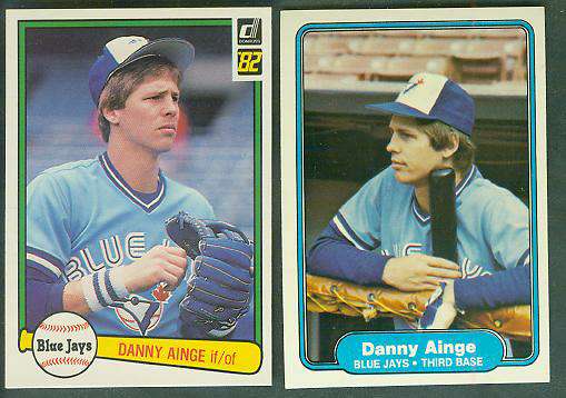 1982 Donruss & Fleer - DANNY AINGE -  Lot of (2) diff. 2nd year cards Basketball cards value