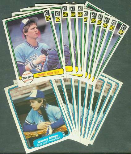 1982 Donruss & Fleer - DANNY AINGE - (25) Lots of (2) diff. 2nd year cards Basketball cards value