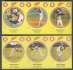 1982 ZELLERS Expos - ANDRE DAWSON - Lot of (2) diff. 3-card panels