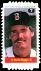 1983 Boston Herald Stamp #7 WADE BOGGS ROOKIE (Red Sox)