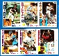 1984 Nestle/Topps - Dave Winfield in center of 3-Card Uncut PANEL (Yankees)