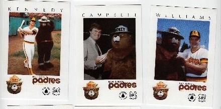 1984 Smokey Bear -  Lot of over (100) assorted (San Diego Padres) Baseball cards value