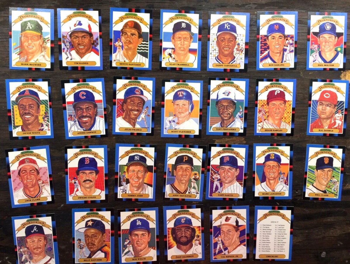 1988 Donruss DIAMOND KINGS - (10) COMPLETE SETS (270 total cards) Baseball cards value