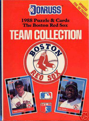 1988 Donruss - RED SOX - Lot of (30) TEAM COLLECTION Booklets - Wade Boggs Baseball cards value