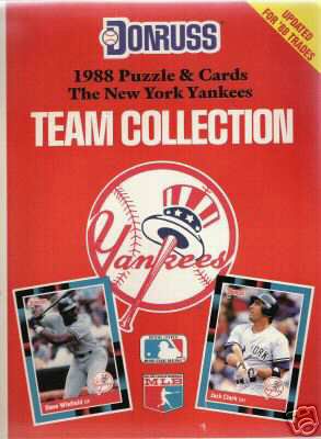  1988 Donruss - YANKEES - Lot (50) TEAM COLLECTION Booklets-w/Don Mattingly Baseball cards value