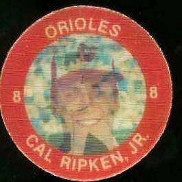 1984 Slurpee/7-11 #E14 Cal Ripken - Lot of (10) coins [H] (Orioles) Baseball cards value