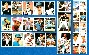 1984 Topps Stickers Panels - Lot of (20) ALL have at least 1 HALL-OF-FAMER