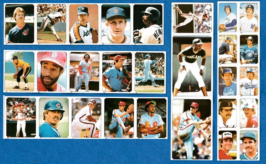 1984 Topps Stickers Panels - Lot of (20) ALL have at least 1 HALL-OF-FAMER Baseball cards value