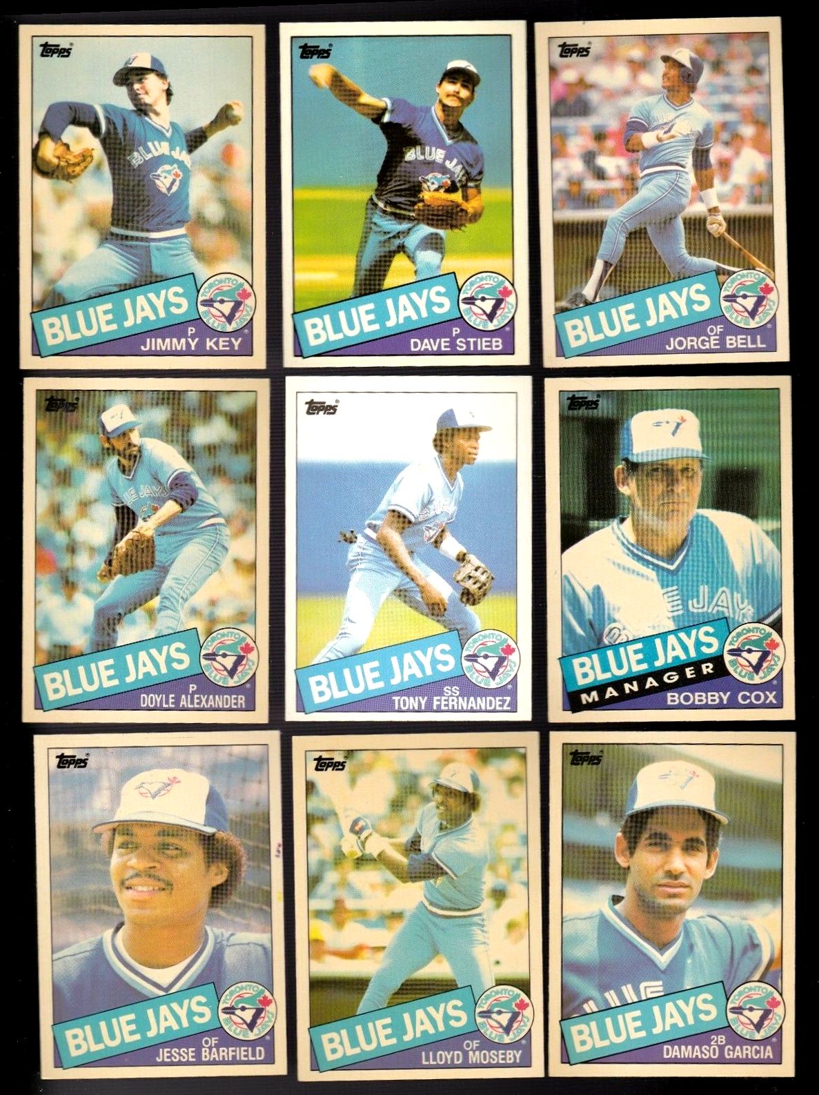   Blue Jays (26+2) - 1985 Topps TIFFANY - COMPLETE MASTER TEAM SET Baseball cards value