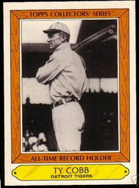 TY COBB 1982 TCMA Baseball's Greatest Hitters #14 Baseball Card Detroit Tigers