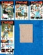  Twins - 1986 Topps BLANK-BACK PROOFs - Team Lot (7)
