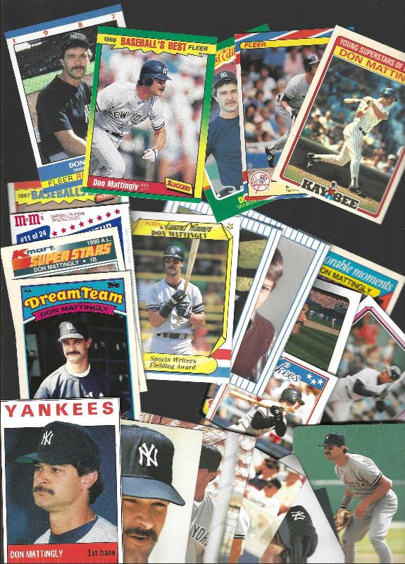 Don Mattingly - ODDBALL COLLECTION - (1986-1990) - Lot of (41) different Baseball cards value