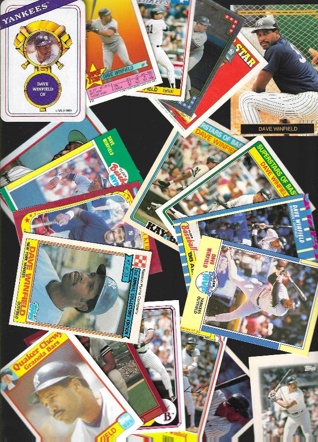 Dave Winfield - ODDBALL COLLECTION - (1984-1993) - Lot of (25) different Baseball cards value