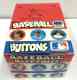 1984 Fun Food Baseball Buttons/Pins - COMPLETE BOX (36 packs)