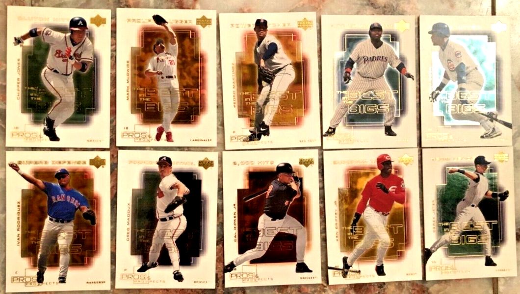 2000 UD Pros & Prospects - BEST in the BIGS - Complete Insert Set (10) Baseball cards value