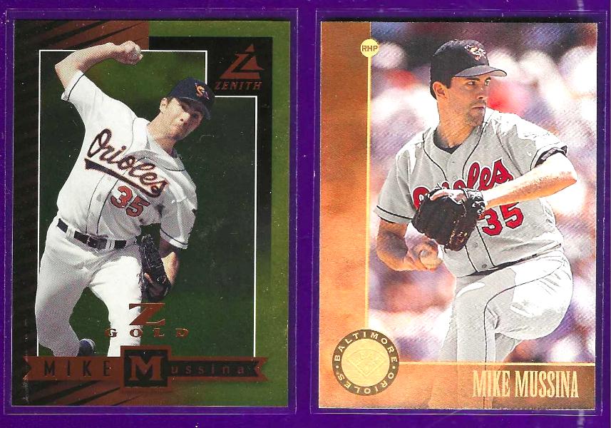 Mike Mussina - 1998 Zenith #30 Z-GOLD [#/100] (Orioles,HOF) Baseball cards value