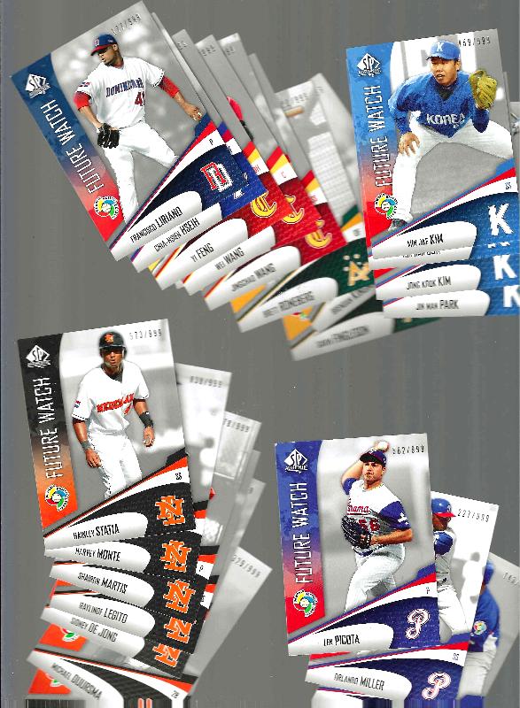 2006 SP Authentic - W.B.C. - Lot of (23) diff. SHORT PRINTS [#/999] Baseball cards value