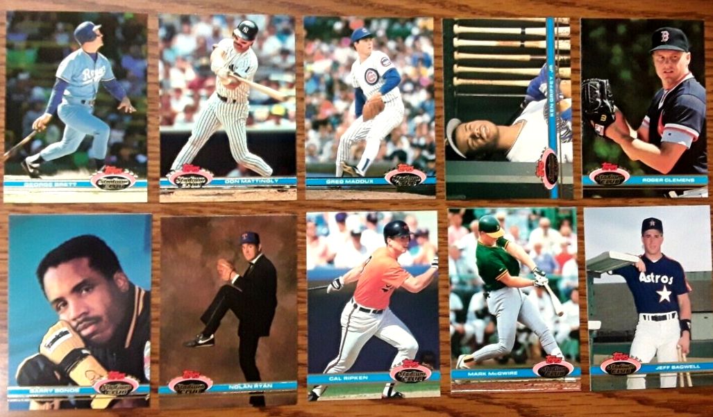 1991 Stadium Club  *** Bulk Lot *** - (3,000) w/tons of HALL-of-FAMERS !!! Baseball cards value