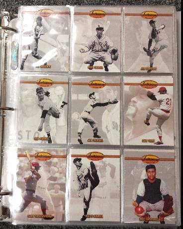  1993 Ted Williams Co - Lot of (700) assorted PACKED WITH HALL-OF-FAMERS ! Baseball cards value
