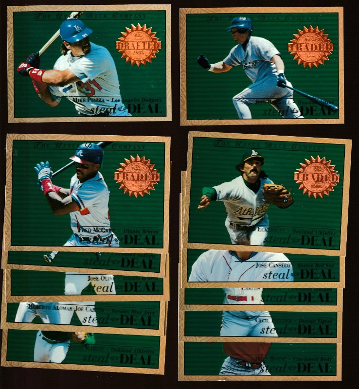 1995 Upper Deck Steal ...Deal - Near Set/Lot of (14/15) w/Mike Piazza Baseball cards value
