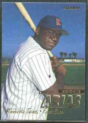 David Ortiz/David Arias - 1997 Fleer #512 ROOKIE (Twins) Baseball cards value