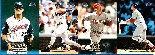 1998 Fleer Tradition - Uncut 4-card Panel w/Mike Piazza,Mark McGwire...