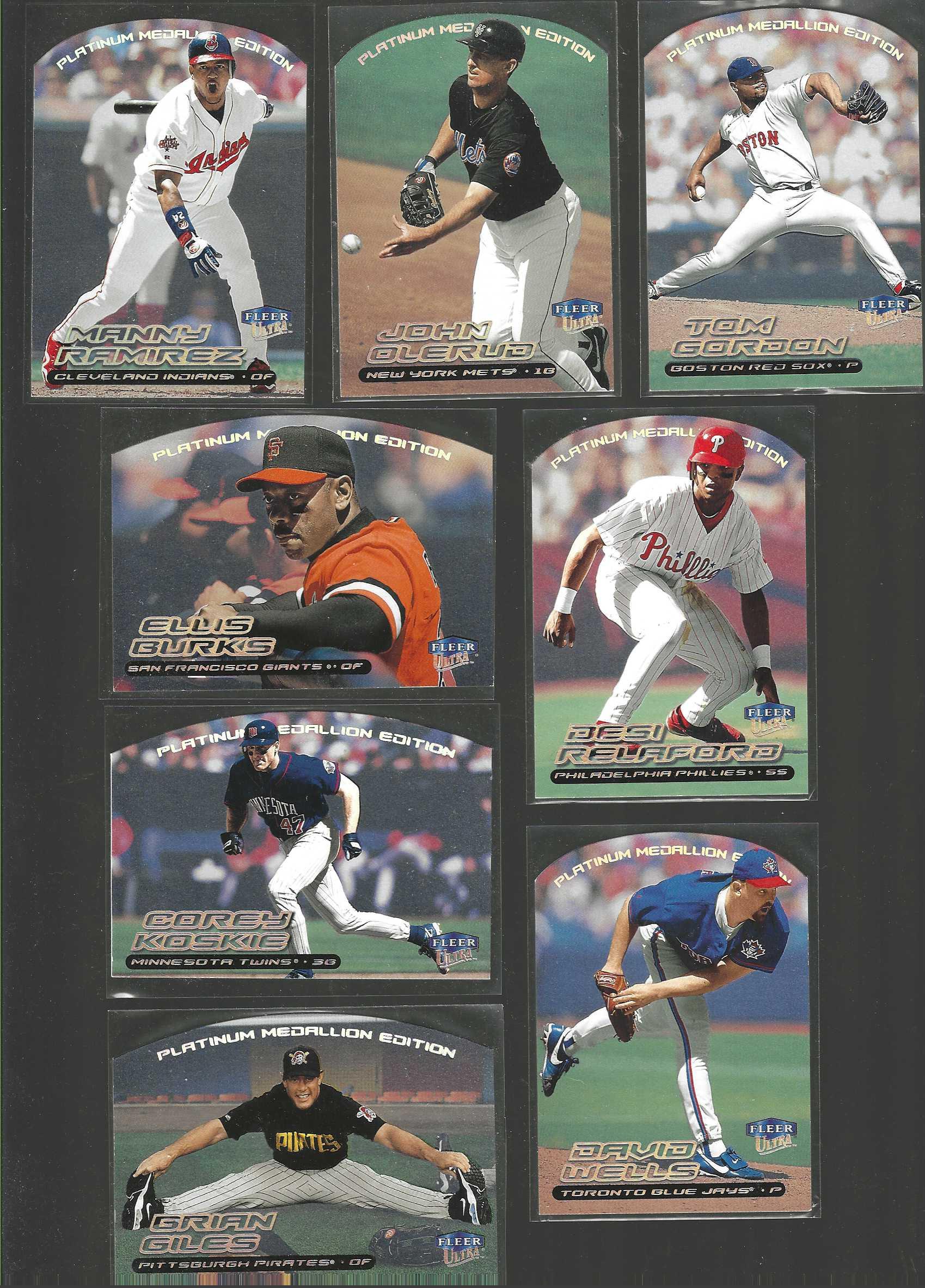 2000 Ultra # 53P David Wells PLATINUM MEDALLION [#/50] (Red Sox) Baseball cards value