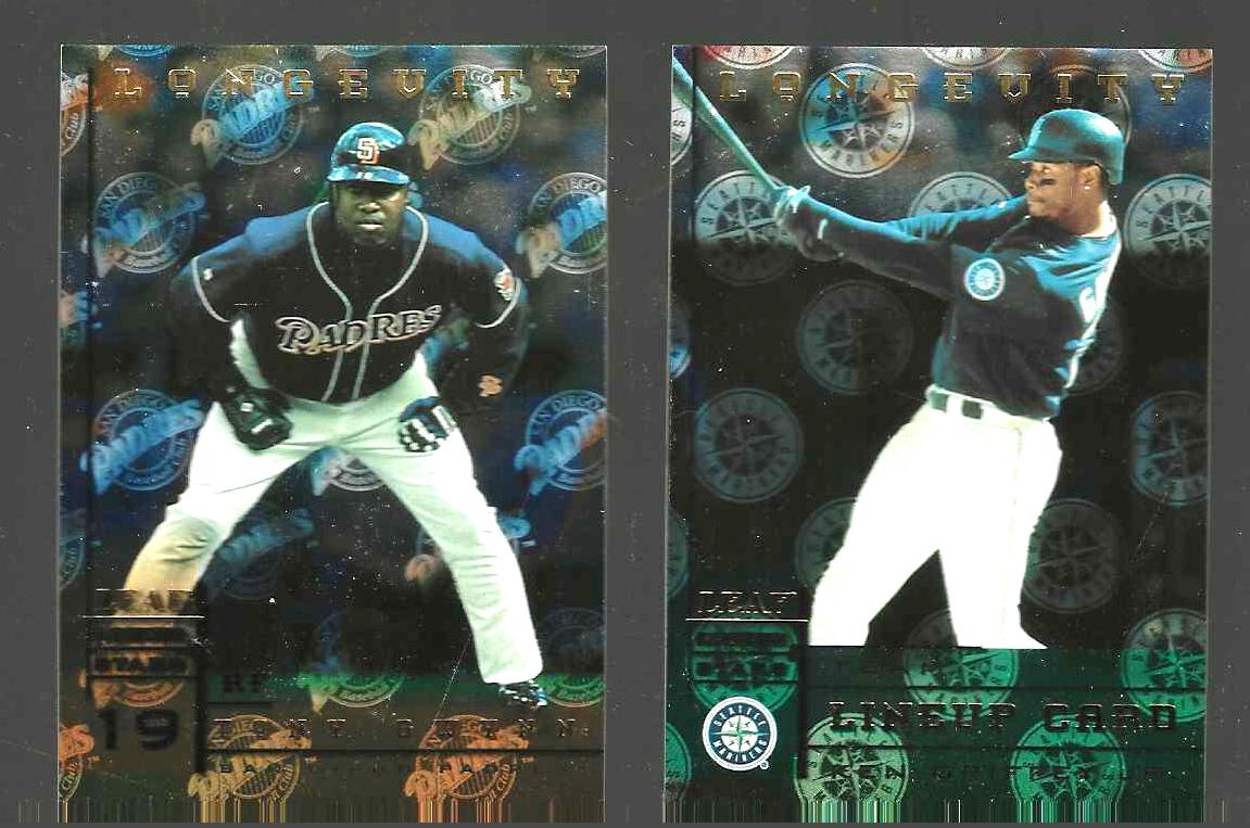 Tony Gwynn - 1998 Leaf Rookies & Stars #33 Longevity [#/50] (Padres) Baseball cards value