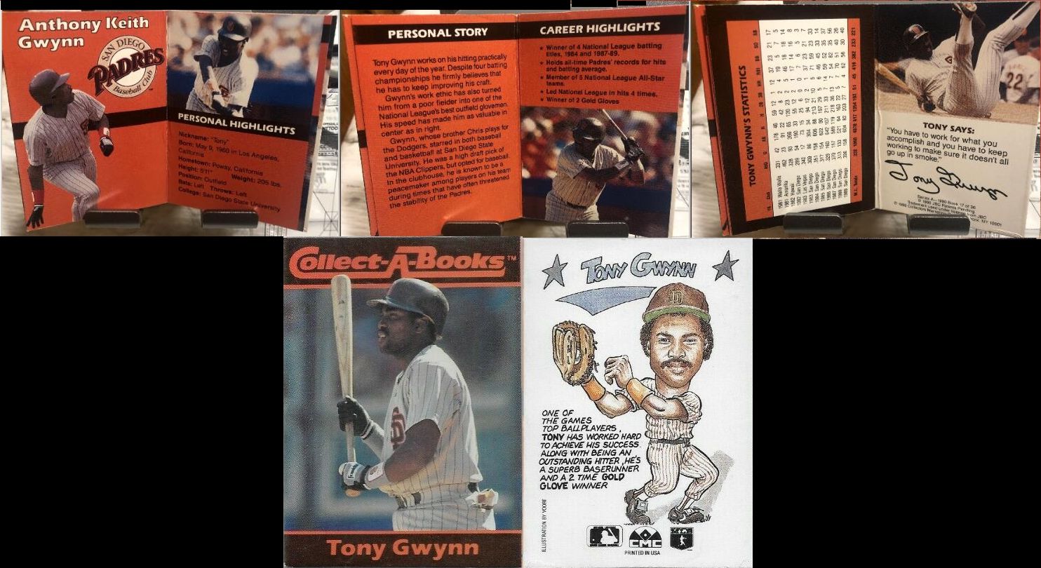 1990 Collect-A-Books - Tony Gwynn - Lot of (25) (Padres) Baseball cards value
