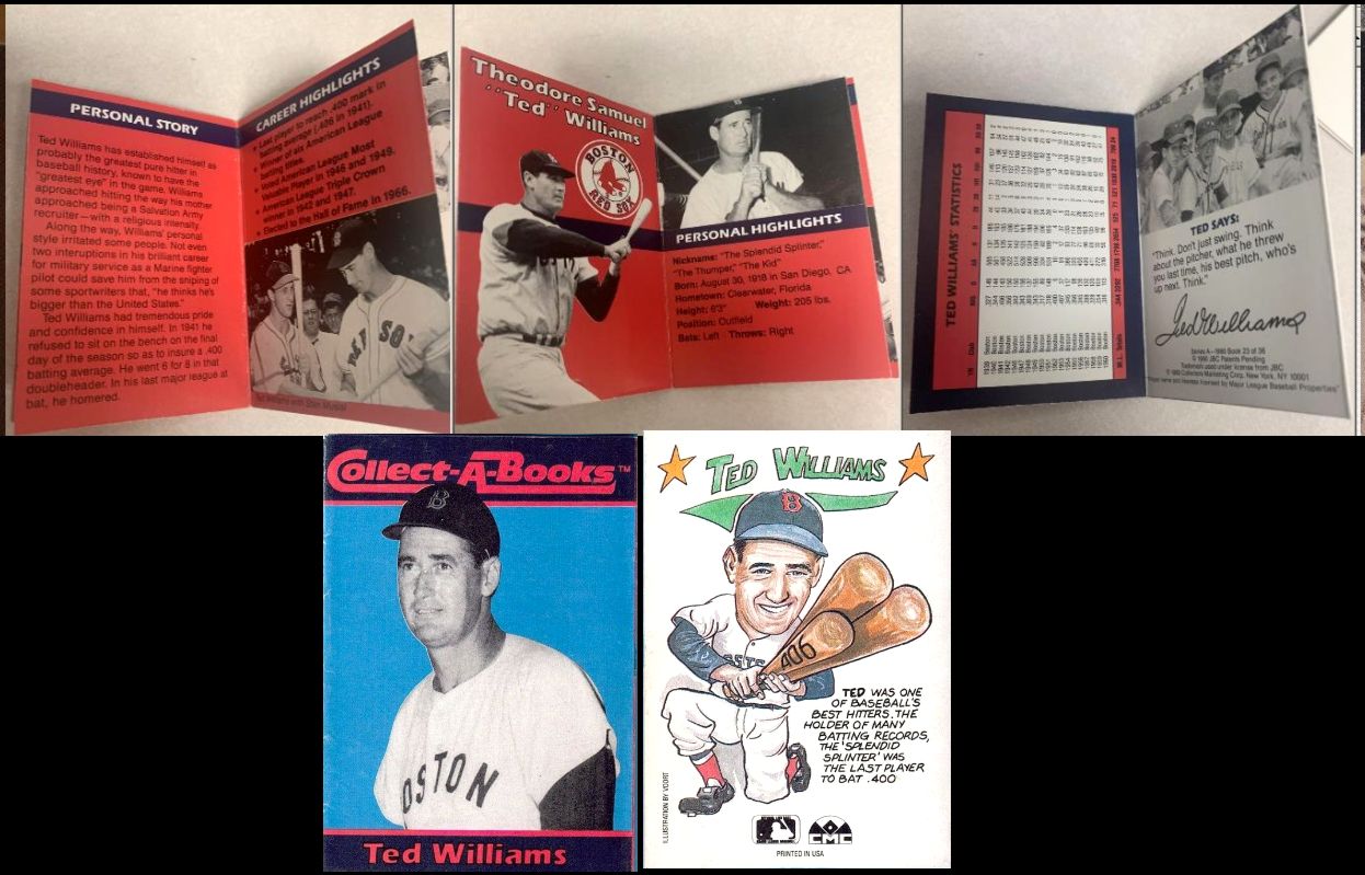 1990 Collect-A-Books - Ted Williams - Lot of (25) (Red Sox) Baseball cards value
