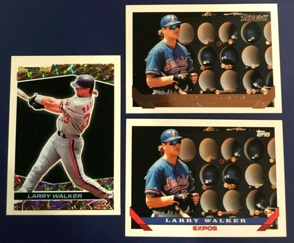 Larry Walker - 1993 Topps #95 - Lot of (100) (Rockies,HOF) Baseball cards value