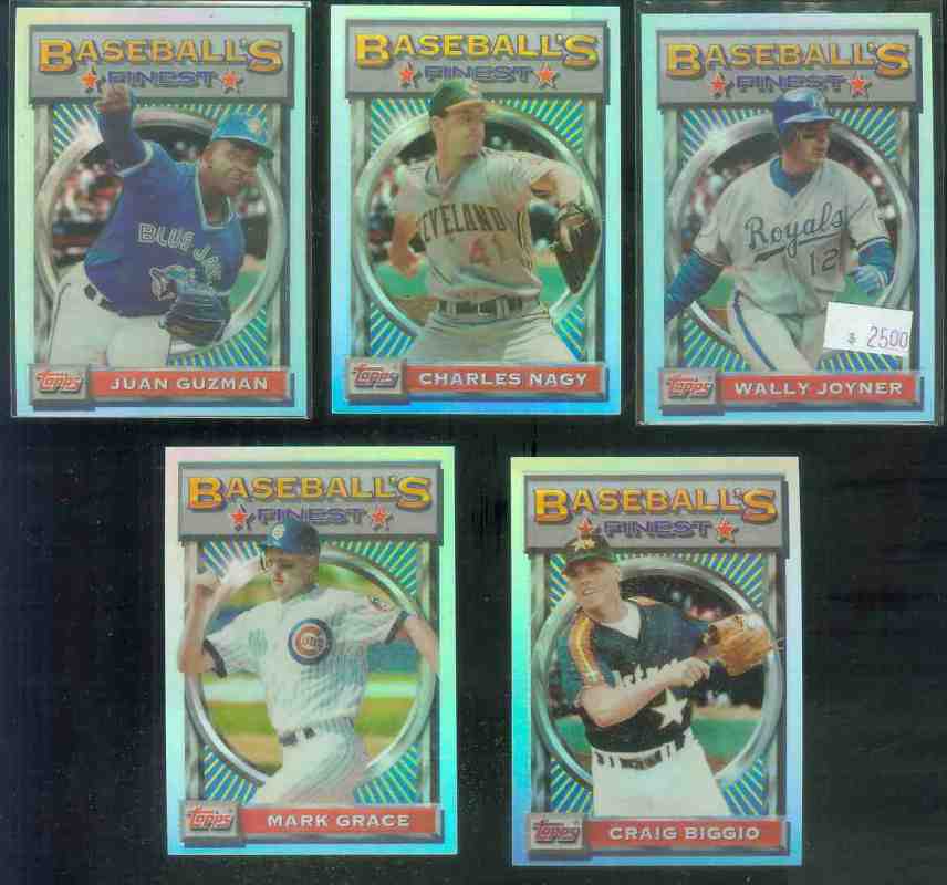 1993 Finest REFRACTOR #.58 Charles Nagy Baseball cards value