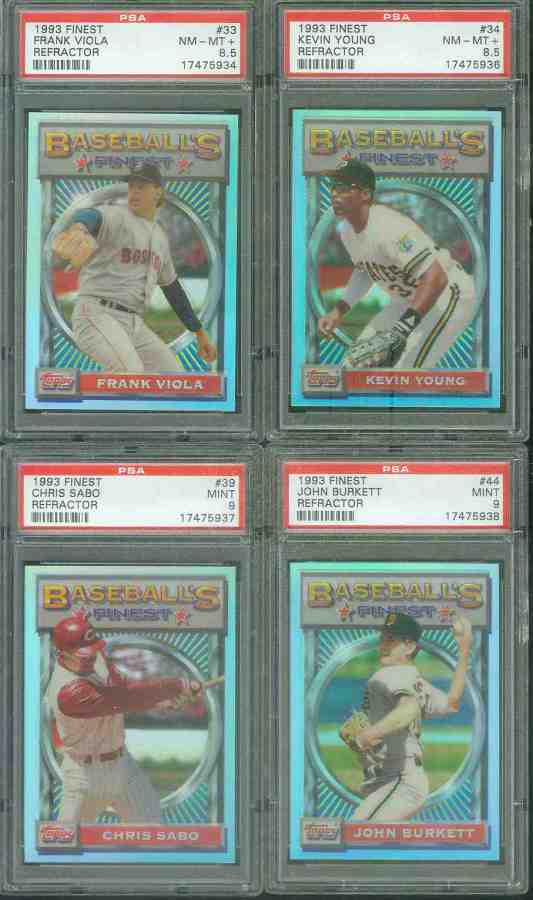1993 Finest REFRACTOR #.34 Kevin Young SHORT PRINT Baseball cards value