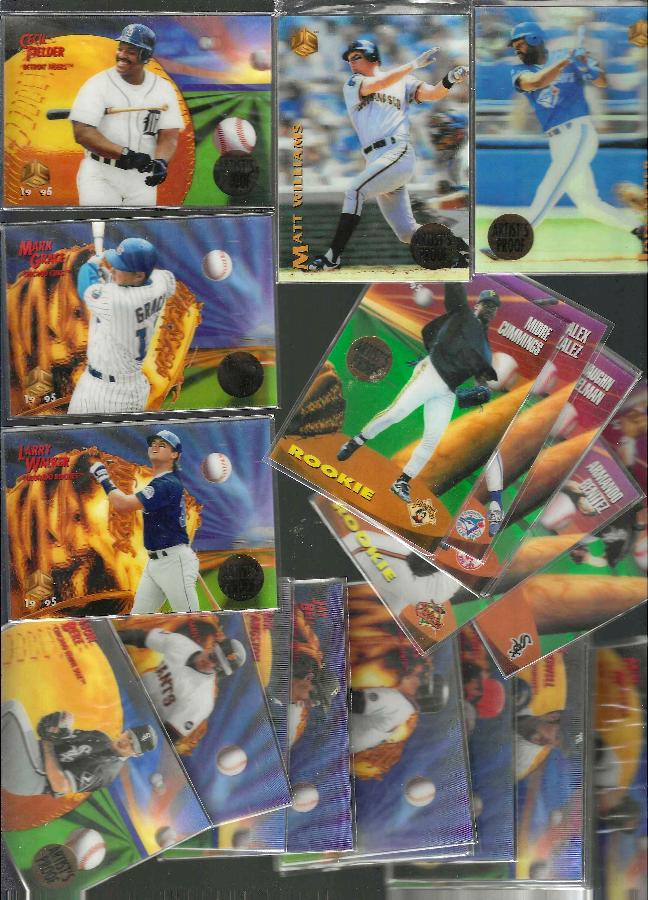 1995 UC3 ARTIST PROOFS - Lot of (34) different with stars !!! Baseball cards value