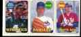 1969 Topps (1990 BCN) -  Nolan Ryan 3-Card panel w/Fisk & Henderson