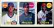 1969 Topps (1990 BCN) -  Barry Bonds 3-Card panel w/Ozzie Smith