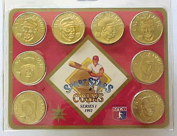 1992 Sport Stars Collector Coins - Complete Set #3 (8 coins,SEALED !) Baseball cards value