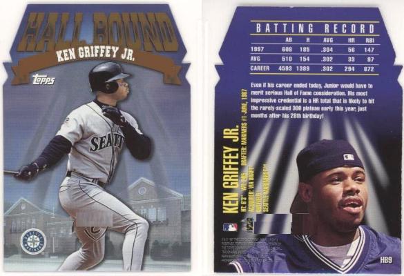 1998 Topps - HALL BOUND - Complete 15-card Insert Set Baseball cards value
