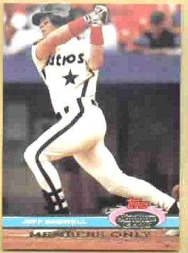 1991 Stadium Club - Jeff Bagwell 'MEMBERS ONLY' ROOKIE (Astros) Baseball cards