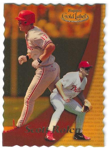 Scott Rolen - 2000 Topps Gold Label #9 Die-Cut REFRACTOR [#/100] Baseball cards value