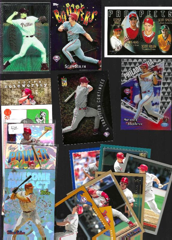 Scott Rolen -  TOPPS Collection - (1996-2003) - Lot of (23) different !!! Baseball cards value