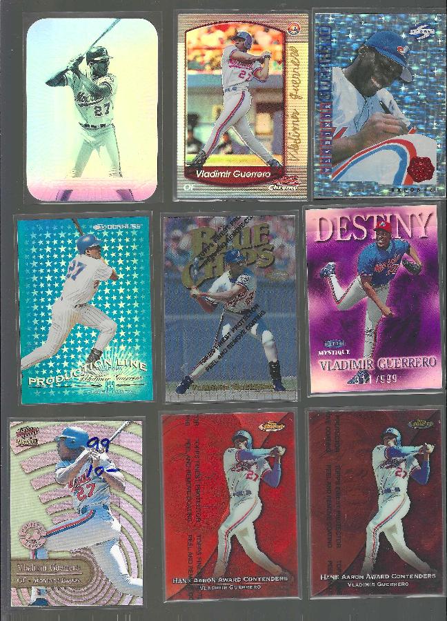 Vladimir Guerrero - 2000 Bowman Chrome #1 REFRACTOR Baseball cards value