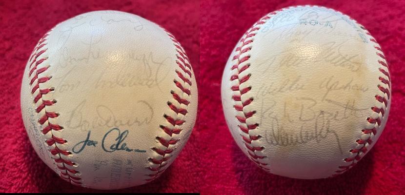  1977/78 Blue Jays - Team Signed/AUTOGRAPHED baseball [#14f] 25 Signatures Baseball cards value